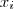 x_i