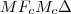 MF_cM_c\Delta
