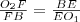 \frac{O_2F}{FB}=\frac{BE}{EO_1} \frac{O_2F}{FB}=\frac{BE}{EO_1}