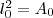l_0^2=A_0