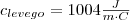 c_{levego}=1004 \frac{J}{m \cdot C}