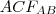 ACF_{AB} ACF_{AB}
