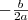 -\frac{b}{2a}