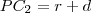 PC_2=r+d
