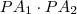 PA_1\cdot PA_2