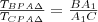\frac{T_{BPA\Delta}}{T_{CPA\Delta}}=\frac{BA_1}{A_1C} 