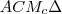 ACM_c\Delta ACM_c\Delta