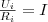 \frac{U_i}{R_i} = I \frac{U_i}{R_i} = I